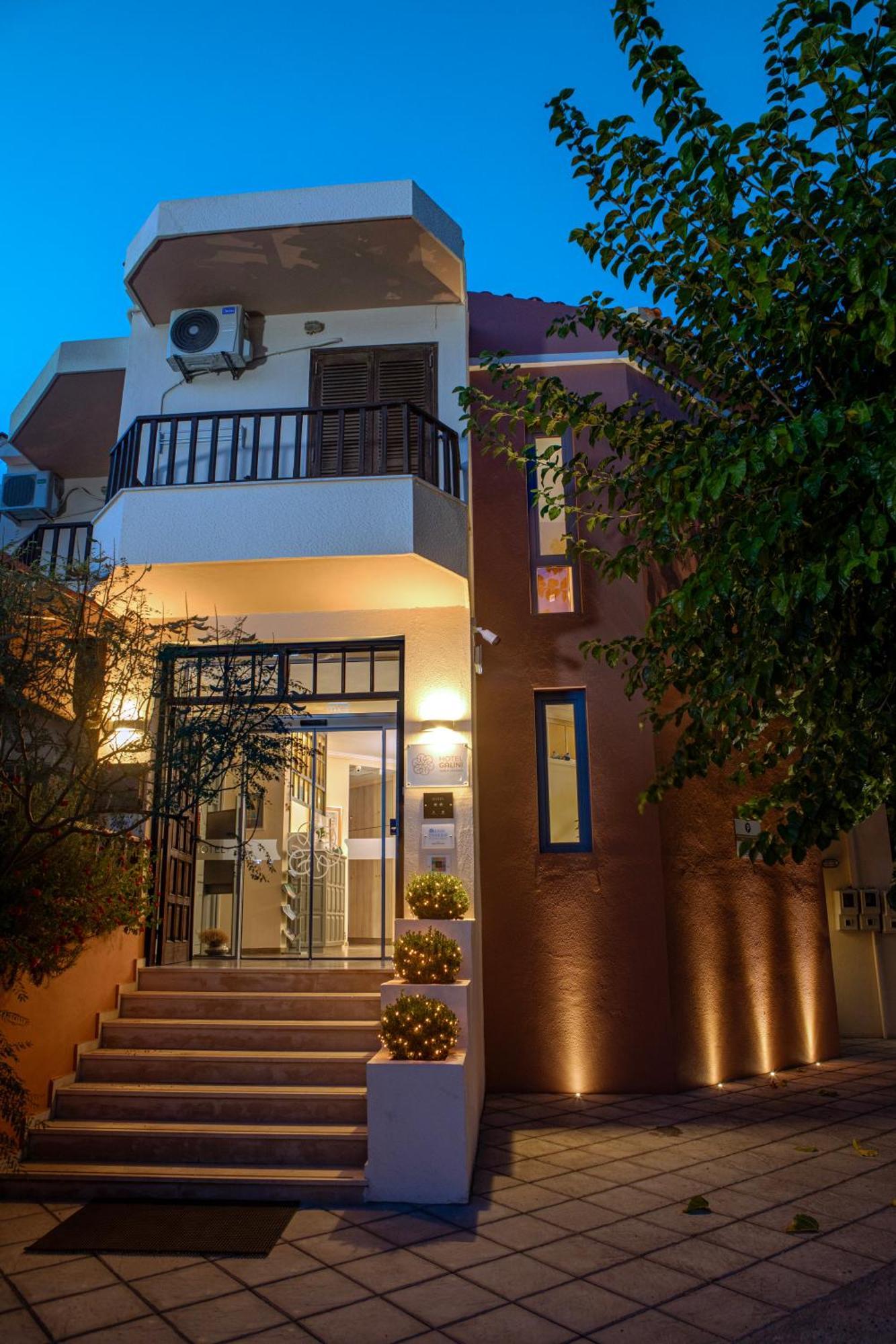 Galini Hotel Skala Eresou Ngoại thất bức ảnh