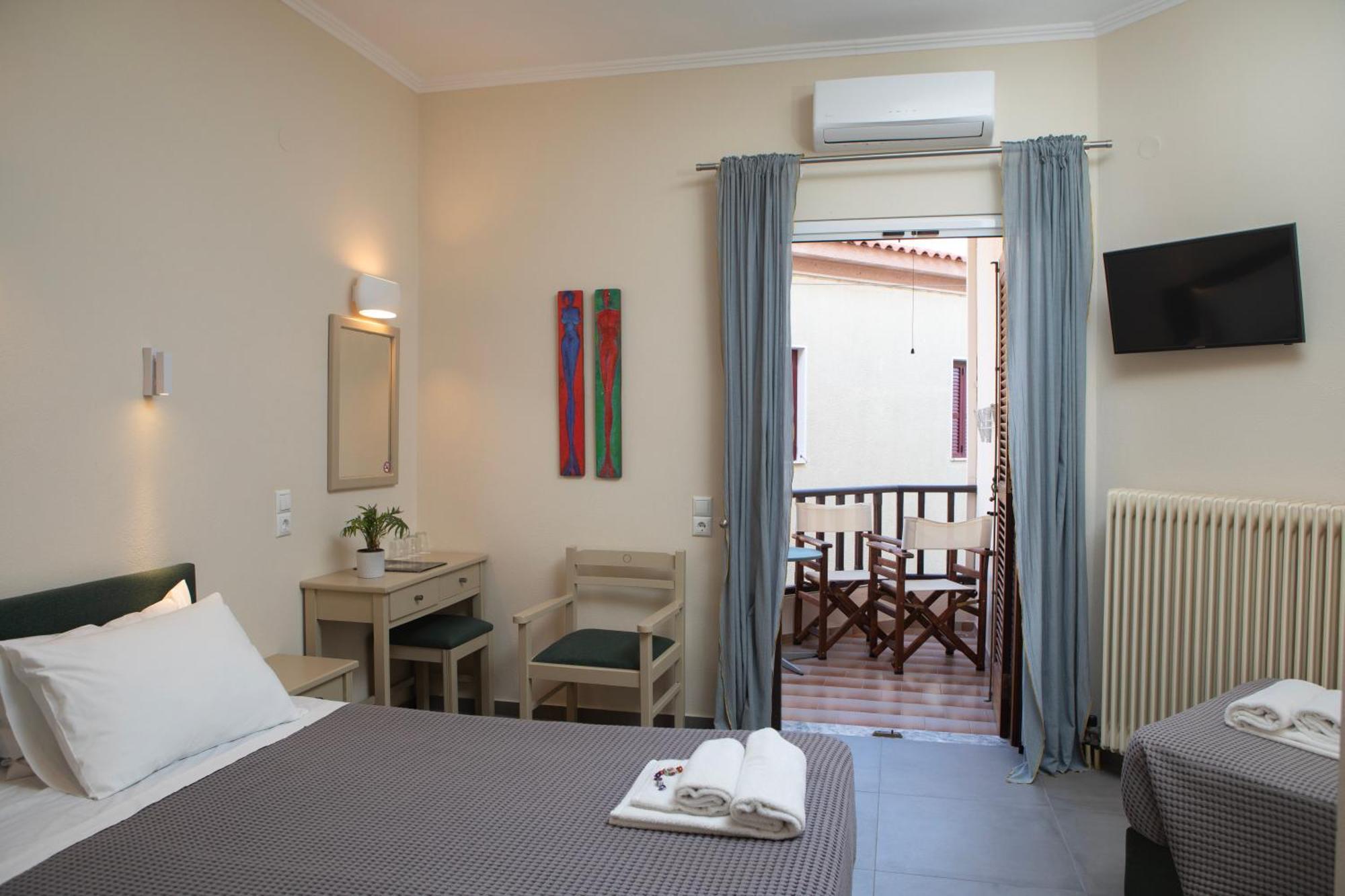 Galini Hotel Skala Eresou Ngoại thất bức ảnh