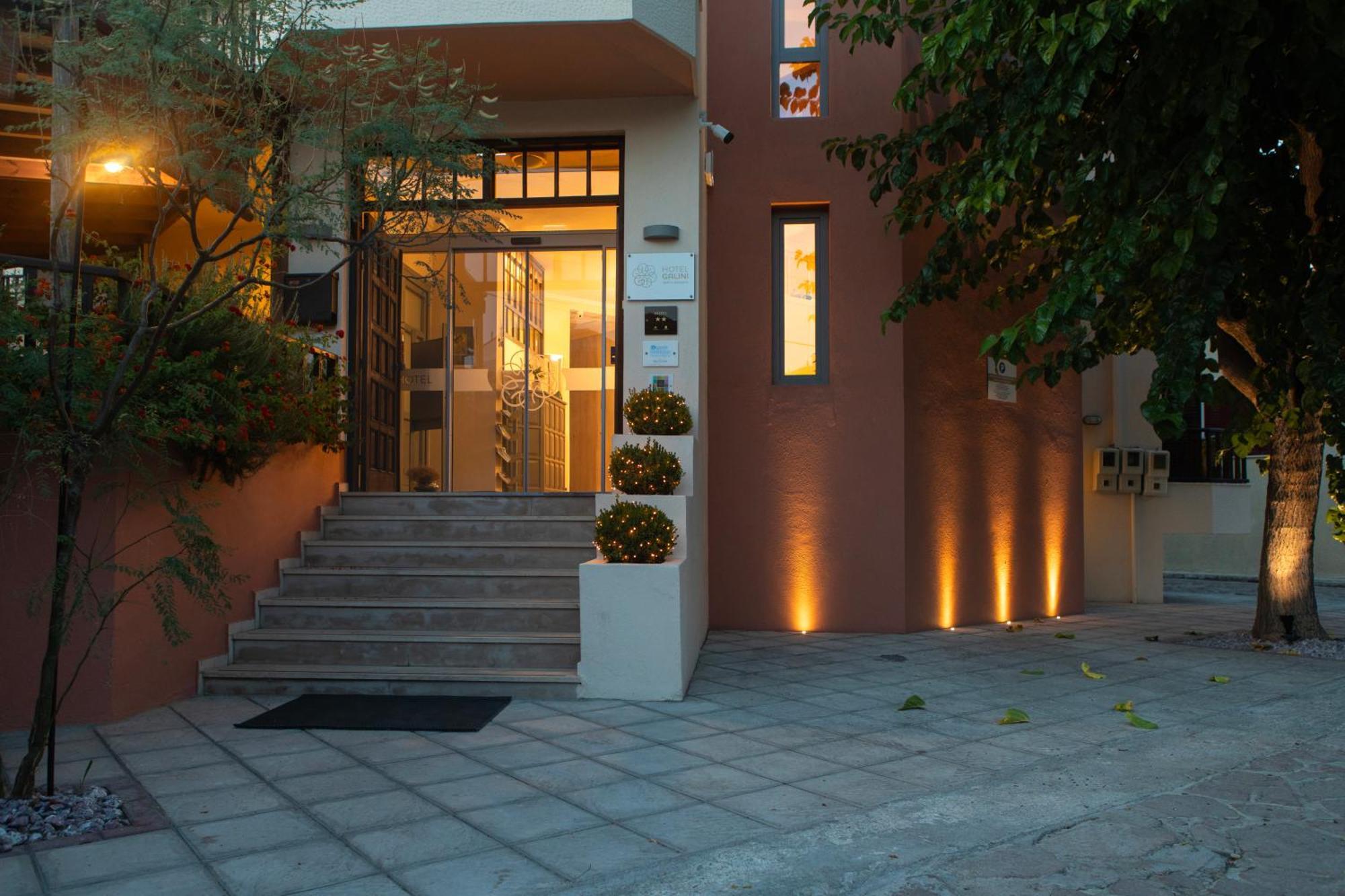 Galini Hotel Skala Eresou Ngoại thất bức ảnh