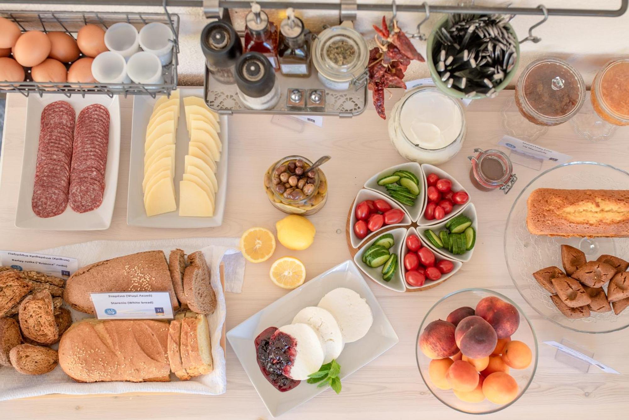 Galini Hotel Skala Eresou Ngoại thất bức ảnh
