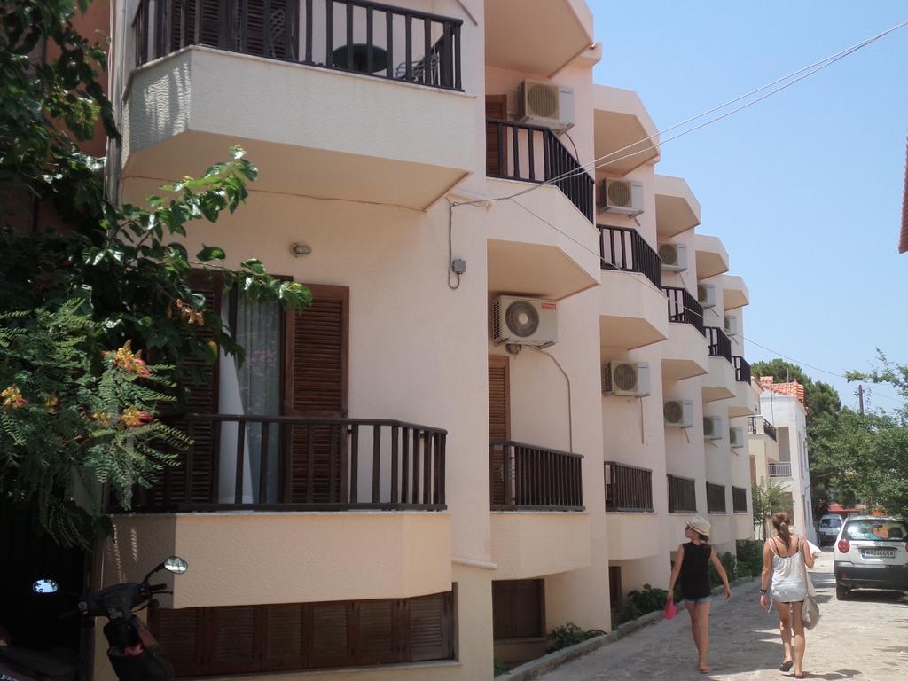 Galini Hotel Skala Eresou Ngoại thất bức ảnh