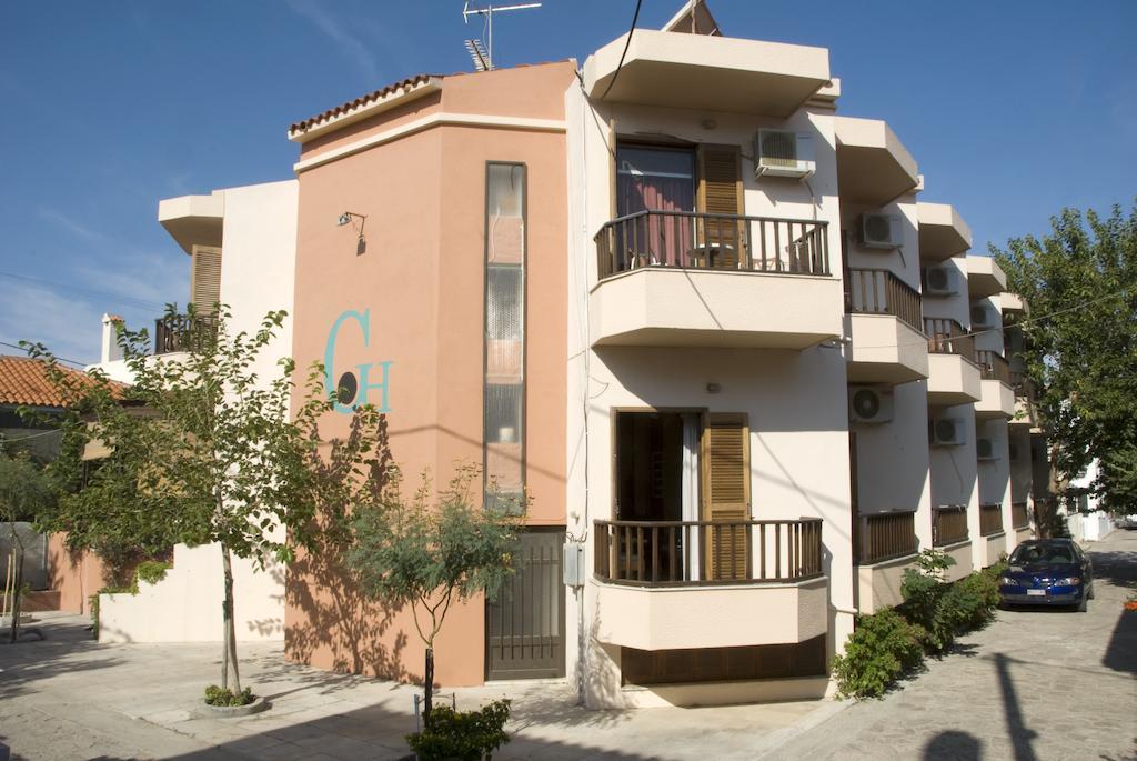 Galini Hotel Skala Eresou Ngoại thất bức ảnh